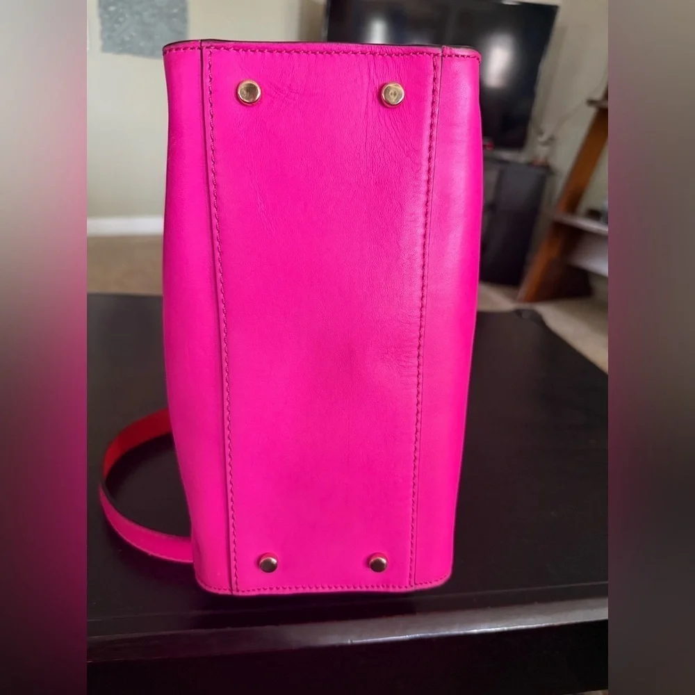 Kate Spade authentic hot pink and orange two way bag/purse leather NWOT